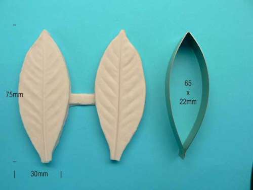 Gardenia Leaf Cutter and Veiner Set - Click Image to Close